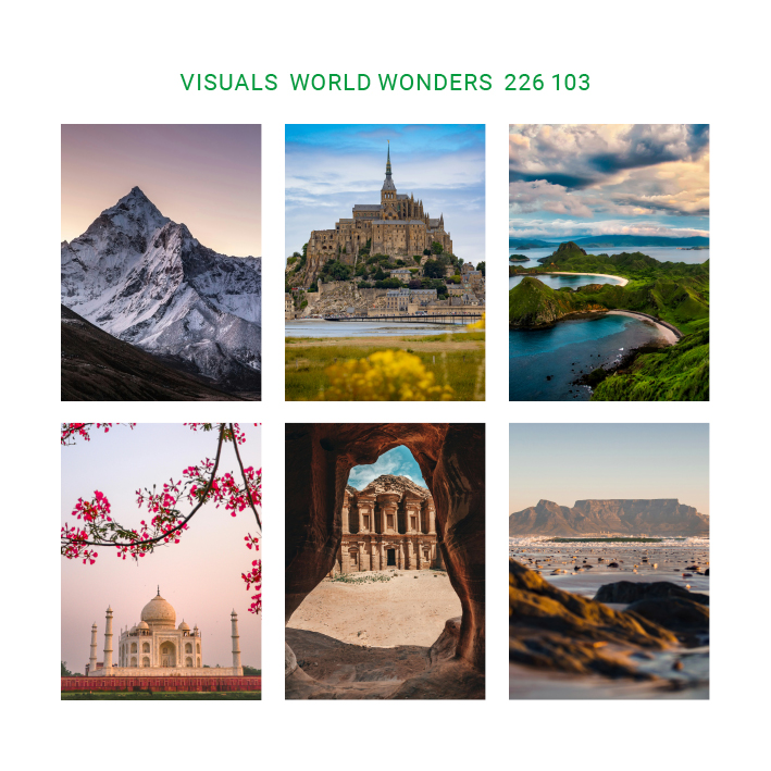 World wonders - 226 103 Visuals