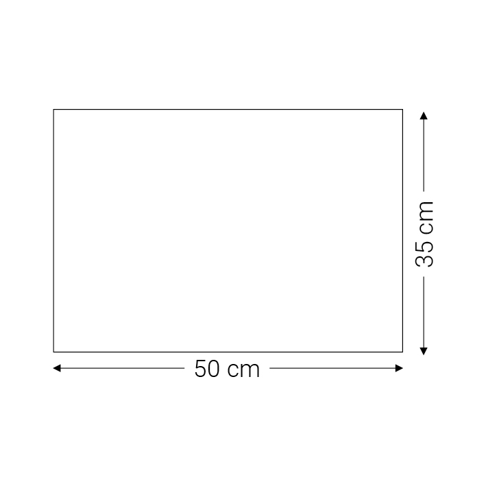 Writing pad 50 x 35 cm Afmetingen