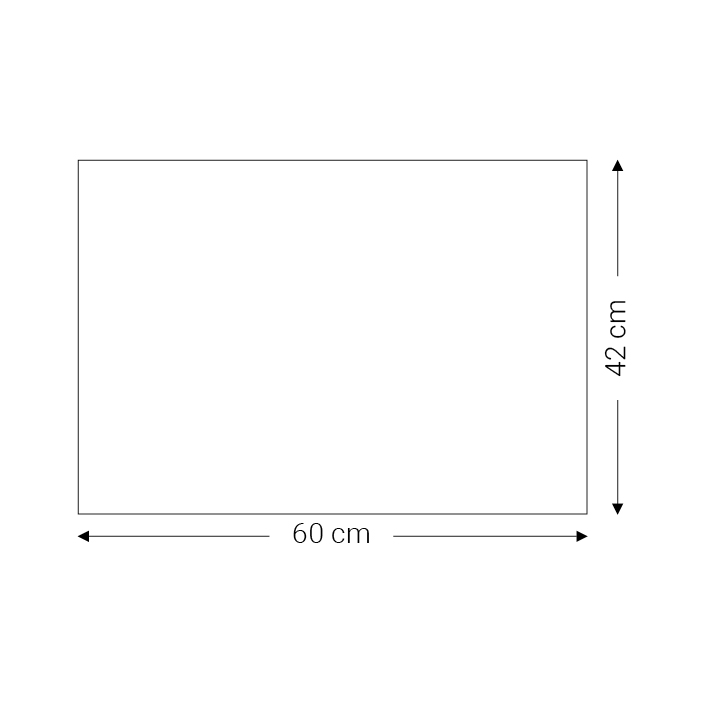 Writing pad. 60 x 42 cm Afmetingen